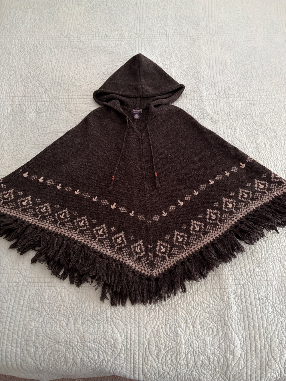 American Eagle Outfitters 100% Shetland Wool Cape Jacket